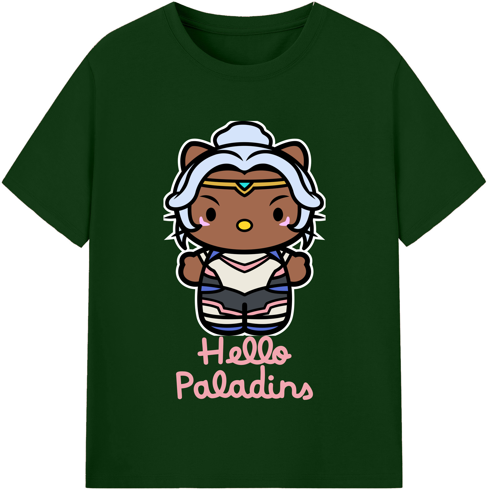 （画像用） Hello Kitty ハローキティ 綿100％半袖Tシャツ（フロントプリント）
